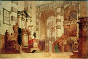 Wnętrze katedry autorstwa Vasilij Dmitrievich Polenov