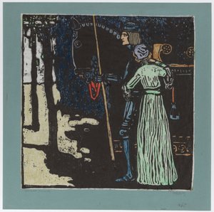 Pożegnanie (wersja rozszerzona) (druga wersja) autorstwa Wassily Kandinsky