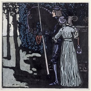 Pożegnanie - wersja duża autorstwa Wassily Kandinsky