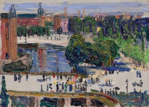 Amsterdam - Widok z okna. 1904 autorstwa Wassily Kandinsky