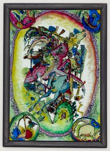 Apokaliptyczni Jeźdźcy II autorstwa Wassily Kandinsky