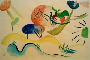 Akwarela numer 2 autorstwa Wassily Kandinsky