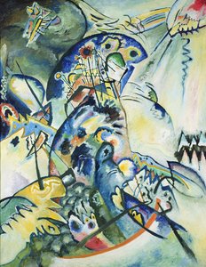 Niebieski grzebień, 1917 autorstwa Wassily Kandinsky