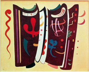 Brązowy z dodatkiem autorstwa Wassily Kandinsky
