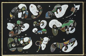 Kompozycja autorstwa Wassily Kandinsky