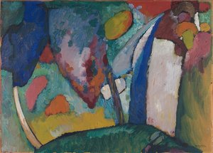 Wodospad. 1909 autorstwa Wassily Kandinsky