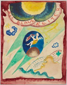 Entwurf für den Umschlag des Almanachs "Der Blaue Reiter"