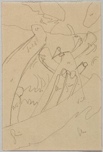 Projekt do „Improwizacji 7” autorstwa Wassily Kandinsky