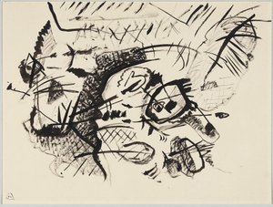 Projekt do „Kompozycji VII” autorstwa Wassily Kandinsky