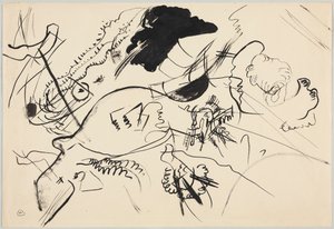 Projekt do „Kompozycji VII” autorstwa Wassily Kandinsky