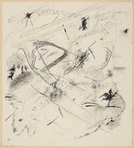 Szkic do „Czarnych Linii” autorstwa Wassily Kandinsky
