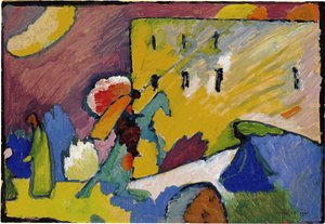 „Studium do improwizacji 3” Obraz Wasilija Kandinsky