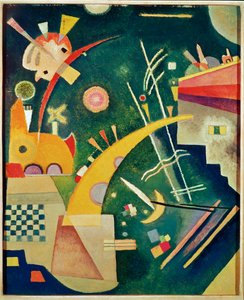 Hornform, Berlin (olej na tekturze) autorstwa Wassily Kandinsky