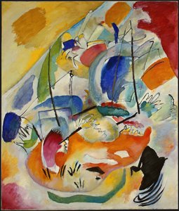 „„ Improwizacja ೩೧, Bitwa morska „” Butte Nail Novel – Painter Day Vassily Kandinsky (au Vassily Kandinsky au Kandinsky autorstwa Wassily Kandinsky