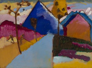 Kochel – prosta ulica autorstwa Wassily Kandinsky