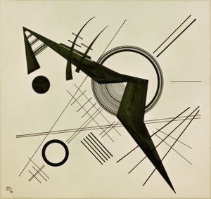 kompozycja autorstwa Wassily Kandinsky