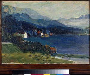 Obraz "Jezioro Kochel" autorstwa Wasilija Kandinsky