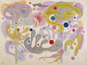 Formy kapryśne (Formes capricieuses). 1937 autorstwa Wassily Kandinsky
