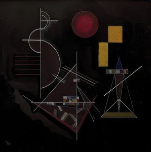 Lekki w ciężkim (lekki w zwaar). 1929 autorstwa Wassily Kandinsky