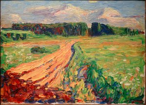 Monachium - Planegg I autorstwa Wassily Kandinsky