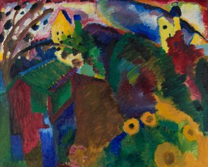 Murnau - Ogród autorstwa Wassily Kandinsky