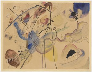 Bez tytułu. 1911-12 autorstwa Wassily Kandinsky
