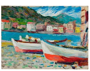 Rapallo, Łodzie autorstwa Wassily Kandinsky
