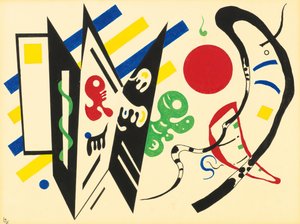 Wzajemność, 1935. autorstwa Wassily Kandinsky
