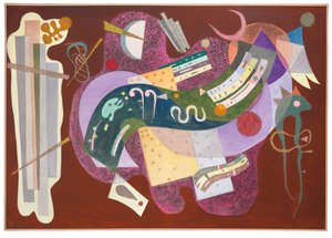 Sztywne i zakrzywione autorstwa Wassily Kandinsky