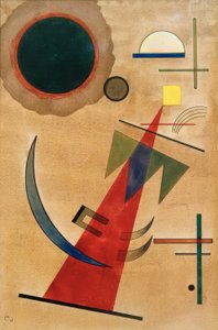 Czerwony spiczasty autorstwa Wassily Kandinsky