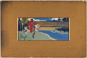 Rosyjski jeździec autorstwa Wassily Kandinsky