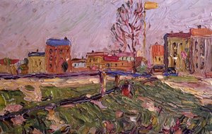 Schwabing, Monachium autorstwa Wassily Kandinsky