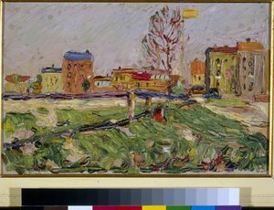 ""Schwabing, Monachium"" Obraz Vassily Kandinsky (lub Wassily Kandinsky lub Kandinskyj autorstwa Wassily Kandinsky