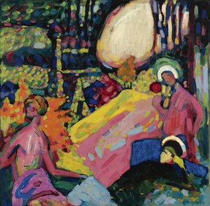 "Biały dźwięk" Obraz Wasilija Kandinsky