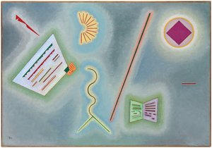 Powierzchnie i linie autorstwa Wassily Kandinsky