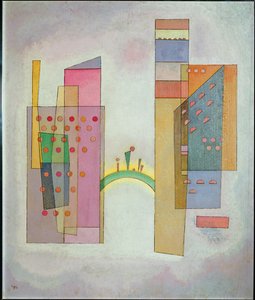 Most (olej na tekturze) autorstwa Wassily Kandinsky