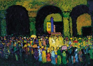 Ludwigskirche w Monachium, 1908 autorstwa Wassily Kandinsky