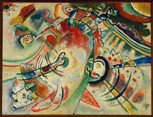 Naiwny (olej na płótnie) autorstwa Wassily Kandinsky