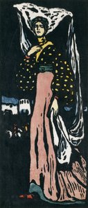Noc - duża wersja; Noc - wersja duża autorstwa Wassily Kandinsky