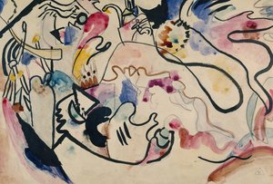 Akwarela nr 8 Dzień Sądu, 1911-1912. autorstwa Wassily Kandinsky