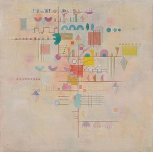 Zarter Aufstieg (Wdzięczna wspinaczka). 1934 autorstwa Wassily Kandinsky