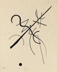 Rysowanie od punktu i linii do powierzchni autorstwa Wassily Kandinsky
