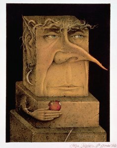 Adam (ołówek i kredka na papierze) (para 155035) autorstwa Wayne Anderson