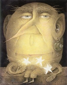Złap spadającą gwiazdę (ołówek i kolorowa kredka na papierze) autorstwa Wayne Anderson