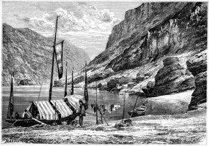 Górny Yangtse-Kiang, Chiny, 1895.