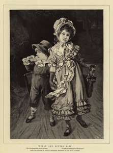 Dni Chleba i Masła (grawerowanie) autorstwa Weedon Grossmith