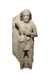 Rzeźba św. Michała (alabaster) autorstwa Welsh school