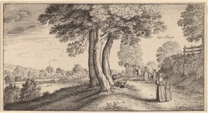 Albury autorstwa Wenceslaus Hollar