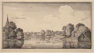 Albury autorstwa Wenceslaus Hollar