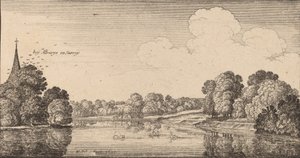 Albury, 1645. autorstwa Wenceslaus Hollar